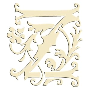 Set of 6 Monogram Embroidered Guest Towel - Z