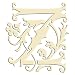 Set of 6 Monogram Embroidered Guest Towel - Z