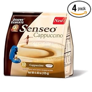 Senseo Cappuccino Coffee, 10 Count Pods (Pack of 4) 51hV68fkK8L. SL500 AA300 PIbundle 4,TopRight,0,0 AA300 SH20 Senseo Cappuccino Coffee, 10 Count Pods (Pack of 4)