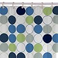 Nu Cirque Shower Curtain - Blue/ Green (70x72")