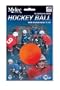 Mylec Warm Weather No Bounce Hockey Balls, Orange (Pack of 6)