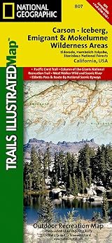 TI Map #807- Carson-Iceburg/Emigrant/Mokelumne Wilderness Areas