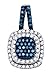 Stunning 10k. White Gold Blue and White Diamond Pendant