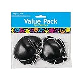 12 Plastic Pirate Eye Patches