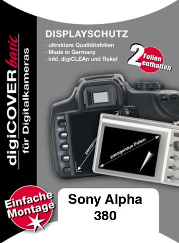 digiCOVER Displayschutz basic Sony DSLR-Alpha 380 Preisvergleich