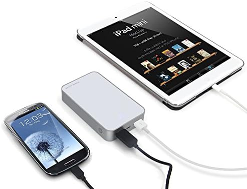 KAYO MAXTAR Battery Pack 11000mAh Power Pack Dual USB Battery Max 3.1A Emergency External Cell Phone Battery Charger For Samsung Galaxy S4 S6 S5 S3 S2 Apple iPhone 6 Plus IPad Mini Tablet PC Motorola Moto X HTC One One 2 M8 Nokia LG Car DVR PSP PDA Video Game Machine Mp3 Mp4 Camera Bluetooth Speakers headphones Wireless Device and Most USB Powered Devices Color White S16