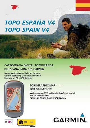 Garmin TOPO Spain v4, DVD/microSD/SD, ES, 1024 x 768, 1024 MB, Pentium, 1024 MB