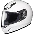 HJC Solid Youth Boys CL-Y Sports Bike Racing Motorcycle Helmet w/ Free B&F Heart Sticker Bundle - White
