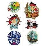 Disney Jake and the Never Land Pirates Tattoos Sheets (2) Party Accessory