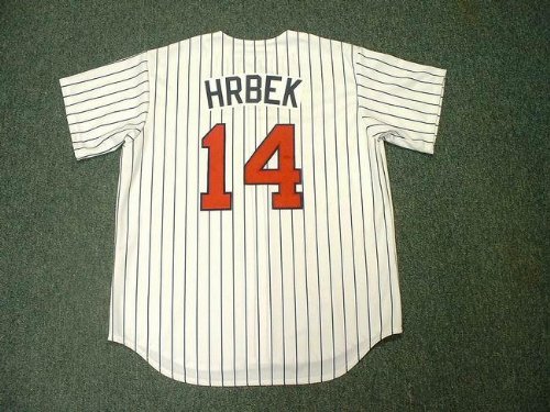 KENT HRBEK Minnesota Twins 1994 Majestic Throwback Home Baseball Jersey, MEDIUM