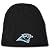 nfl beanie knit hat cuffless carolina panthers black