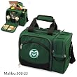 Colorado State Rams Malibu Insulated Picnic Shoulder Pack/Bag - Hunter Green w/Embroidery