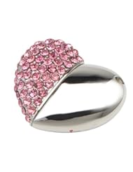 Bling Heart USB Memory Stick - 4GB
