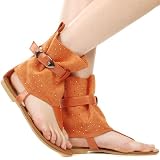 Jetseter70 High Shaft Gladiator Flat Sandal ORANGE