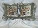 Green Wolf 16" Zippered Throw Pillow Set I Featuring Three Wolves