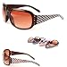 Because I Love You High Fashion Oversized Plastic Frame Sunglass for Women