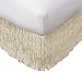 Lush Decor Crinkle Bedskirt, King, Ivory - Discontinued