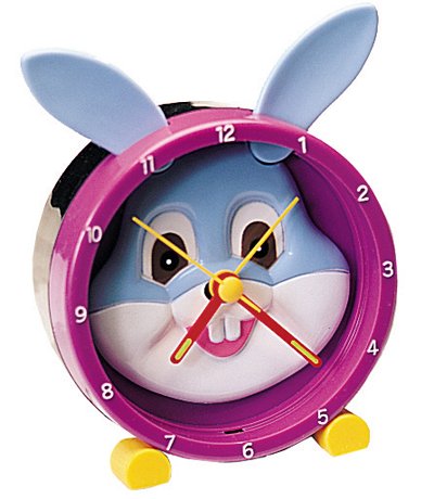 Childrens Toyshop  Toys : Bunny Childrens Alarm Clock
