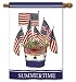 American Summer 4th of July House Flag