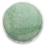 1928 Silver-tone Aventurine Stone Purse Holder