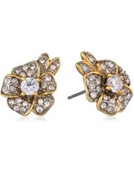 Juicy Couture Pave Flower Stud Earrings