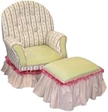 Angel Song Petite Fleur - Cream - Queen Anne Girl's Chair