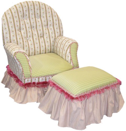 Kitchen: Angel Song Petite Fleur   Cream   Queen Anne Girl's Chair