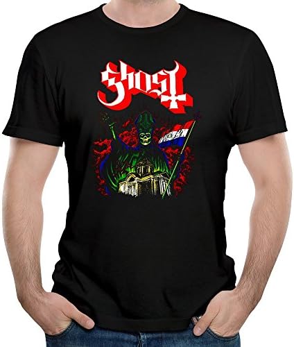 Men's Black Ghost B C Swedish Band Meliora Foo Fighters T-shirt