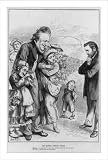 Historic Print (M): The Mormon Problem Solved [Cartoon of Brigham Young telling Pres. Grant I must submit to