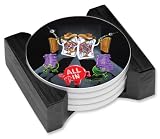 Drink Coaster Set by Michael Godard - Cowboys Ceramic Print