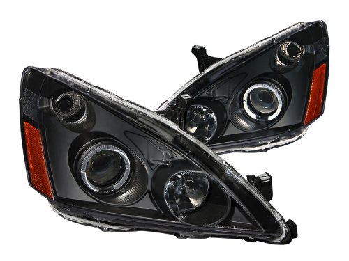 Anzo USA 121046 Honda Accord Projector with Halo Black Headlight Assembly - (Sold in Pairs)