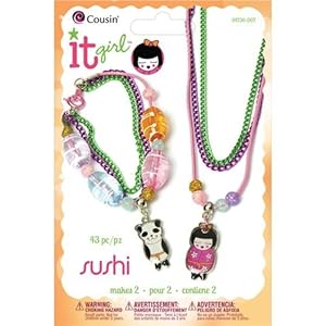 Panda Kitchen on It Girl Jewelry Kits Panda Japanese Doll 48 Pieces Home Kitchen