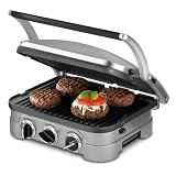 Cuisinart GR-4 Griddler Stainless-Steel 4-in-1 Grill/Griddle and Panini Press