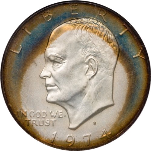 1974-S $1 Silver NGC PF66 Eisenhower Dollar Proof-image