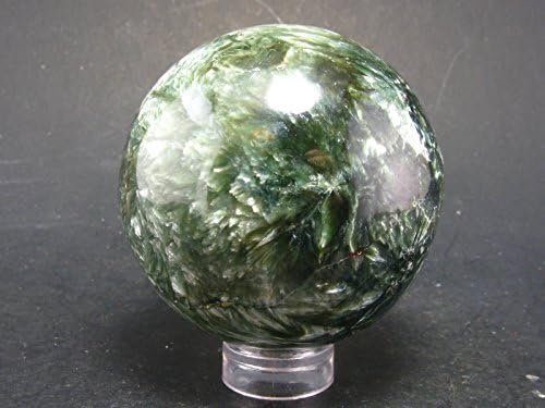 Seraphinite Clinochlore Sphere Ball From Russia - 1.8''