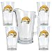 Buffalo Sabres NHL 4pc Pint Ale Glass & 60oz Pitcher Set - Primary Logo