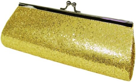 Gold Metallic Evening Bag Handbag Clutch Shoulder Bag