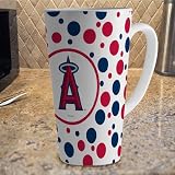 MLB Los Angeles Angels 16-Ounce White Latte Mug