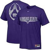 Nike Kansas State Wildcats Purple Team Issue T-shirt