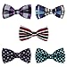 Bundle Monster Stylish 5in1 Adjustable Boys Bow Tie Collection - Various Designs