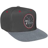 Philadelphia 76Er Hat : Adidas Philadelphia 76Ers Vibe Flat Brim Snapback Hat - Charcoal