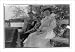 Historic Print (L): [Mr. and Mrs. William Howard Taft and son, Charles, seated on porch]