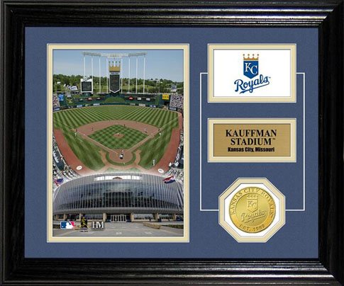 Highland Mint MLB Kansas City Royals Kauffman Stadium Desktop Photo Mint