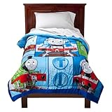 Thomas the Train Track Star Microfiber Comforter - Blue (Twin)
