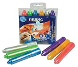 Prang Color Wands Crayons, 12-Count, 6-Color Boxes, Metallic Colors, 47879