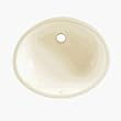 American Standard 0497.221.222 Ovalyn 19-Inch Basin Undercounter Sink with Front Overflow, Linen