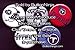 Set of 5 Tennessee Titans Pins 1.25