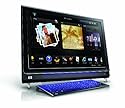 HP TouchSmart IQ845uk Desktop with Touch-enabled 25.5 inch Display (Intel Core 2 Duo Processor P7550, 4 GB RAM, 1 TB SATA HDD, NVIDIA GeForce 9600M)