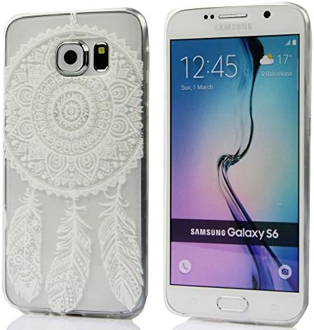 Galaxy S6 Case, technext020 [Scratch Resistant] Galaxy S6 Case Bumper [Ultra Thin] Galaxy S6 Protector, Slim Fit Soft Silicone Gel Cover [Feather]