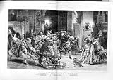 1875 Christmas Party Games House Dog People